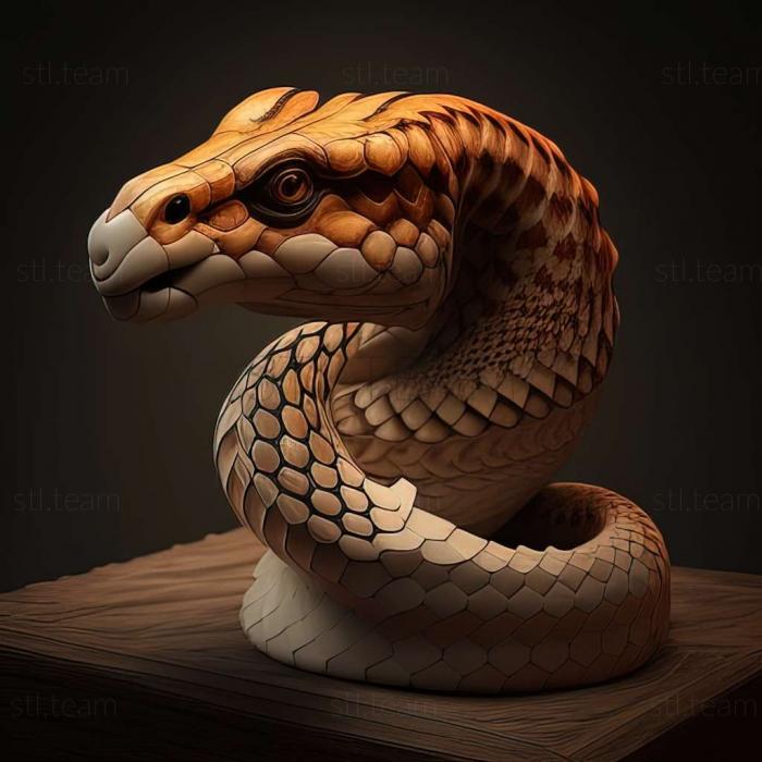 3D model Lampropeltis ruthveni (STL)